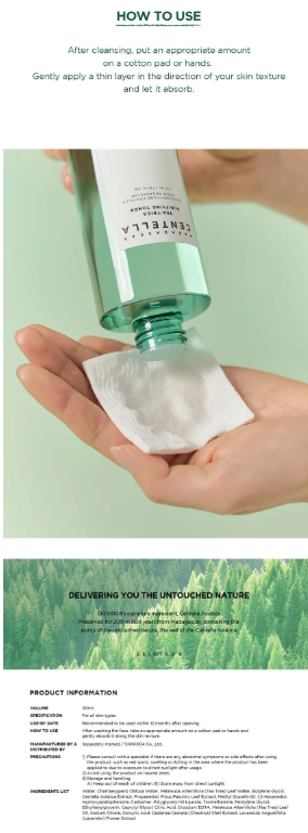 SKIN 1004 - Madagascar Centella Tea-Trica Purifying Toner - Tonico Purificante