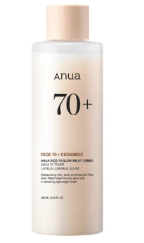 Anua - Rice 70 Glow Milky Toner - Tonico Viso