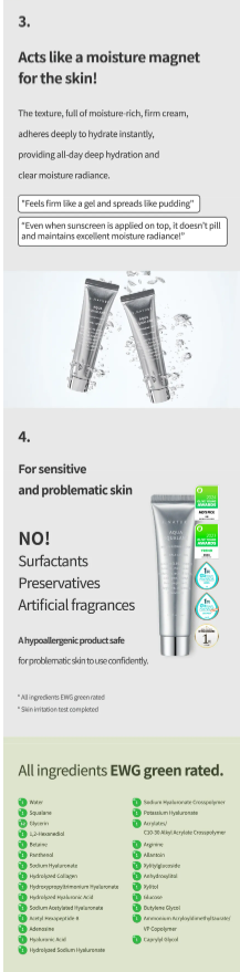 S.NATURE - Aqua Squalane Moisturizing Cream - Crema Viso Idratante