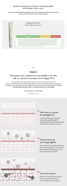 haruharu wonder - Black Rice Bakuchiol Eye Cream - Crema Contorno Occhi al Riso Nero e Bakuchiol