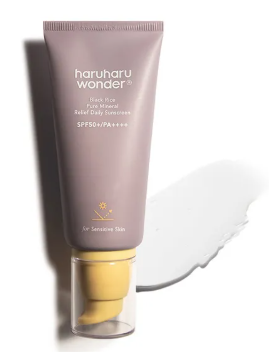 haruharu wonder - Black Rice Pure Mineral Relief Daily Sunscreen - Crema Solare Minerale