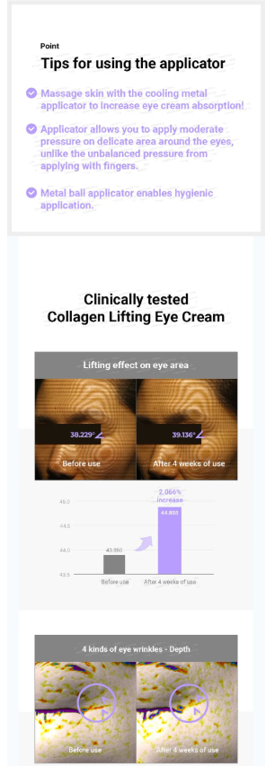 TIRTIR - Collagen Lifting Eye Cream - Crema Contorno Occhi Liftante