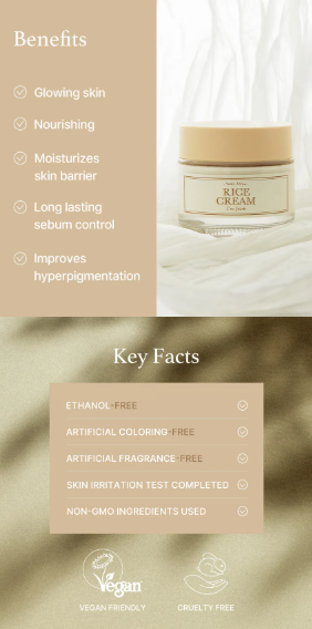 I'm from - Rice Cream - Crema Viso Vegan alla Ceramide di Riso