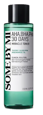 SOME BY MI – Tonico Miracoloso 30 Giorni con AHA, BHA, PHA (150 ml)