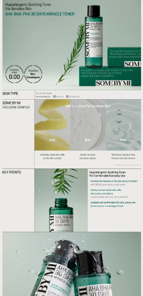 SOME BY MI – Tonico Miracoloso 30 Giorni con AHA, BHA, PHA (150 ml)