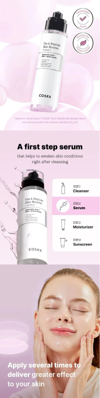 COSRX - The 6 Peptide Skin Booster - Siero Viso Multifunzione