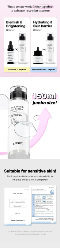 COSRX - The 6 Peptide Skin Booster - Siero Viso Multifunzione