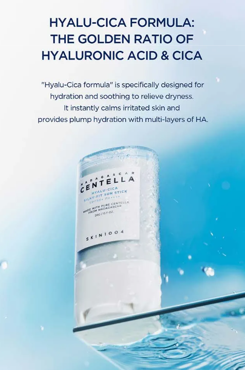 SKIN 1004 - Madagascar Centella Hyalu-Cica Silky-Fit - Stick Solare