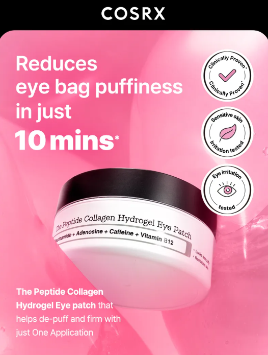 COSRX - The Peptide Collagen Hydrogel Eye Patch - Patch Occhi in Idrogel