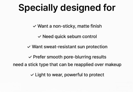 celimax - Oil Control Mattifying Sun Stick - Stick Solare Seboregolatore