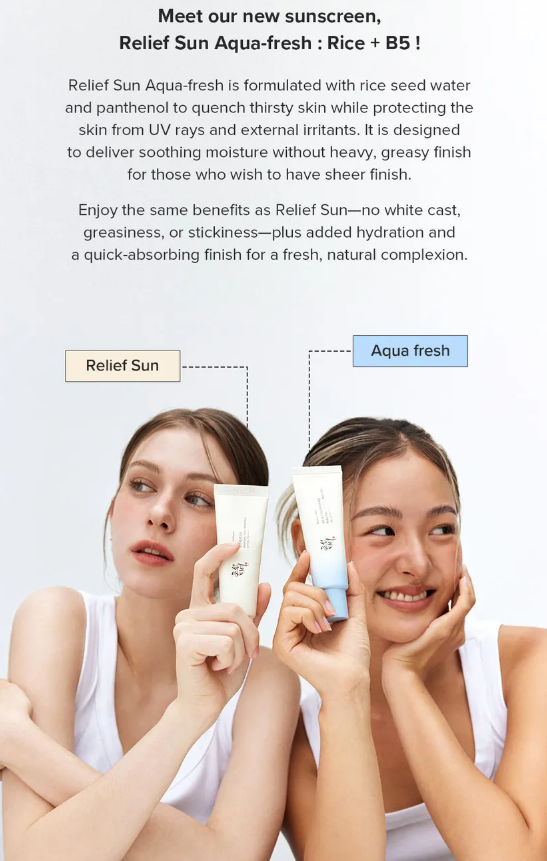 Beauty of Joseon - Relief Sun Aqua-fresh - Protezione Solare Idratante