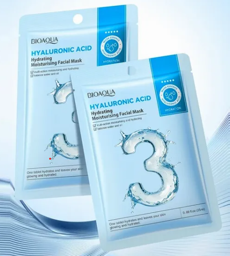 BIOAQUA - Maschera viso idratante all'acido ialuronico
